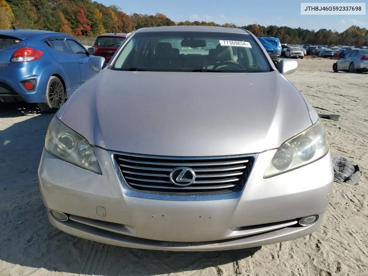 2009 Lexus Es 350 VIN: JTHBJ46G592337698 Lot: 77369834