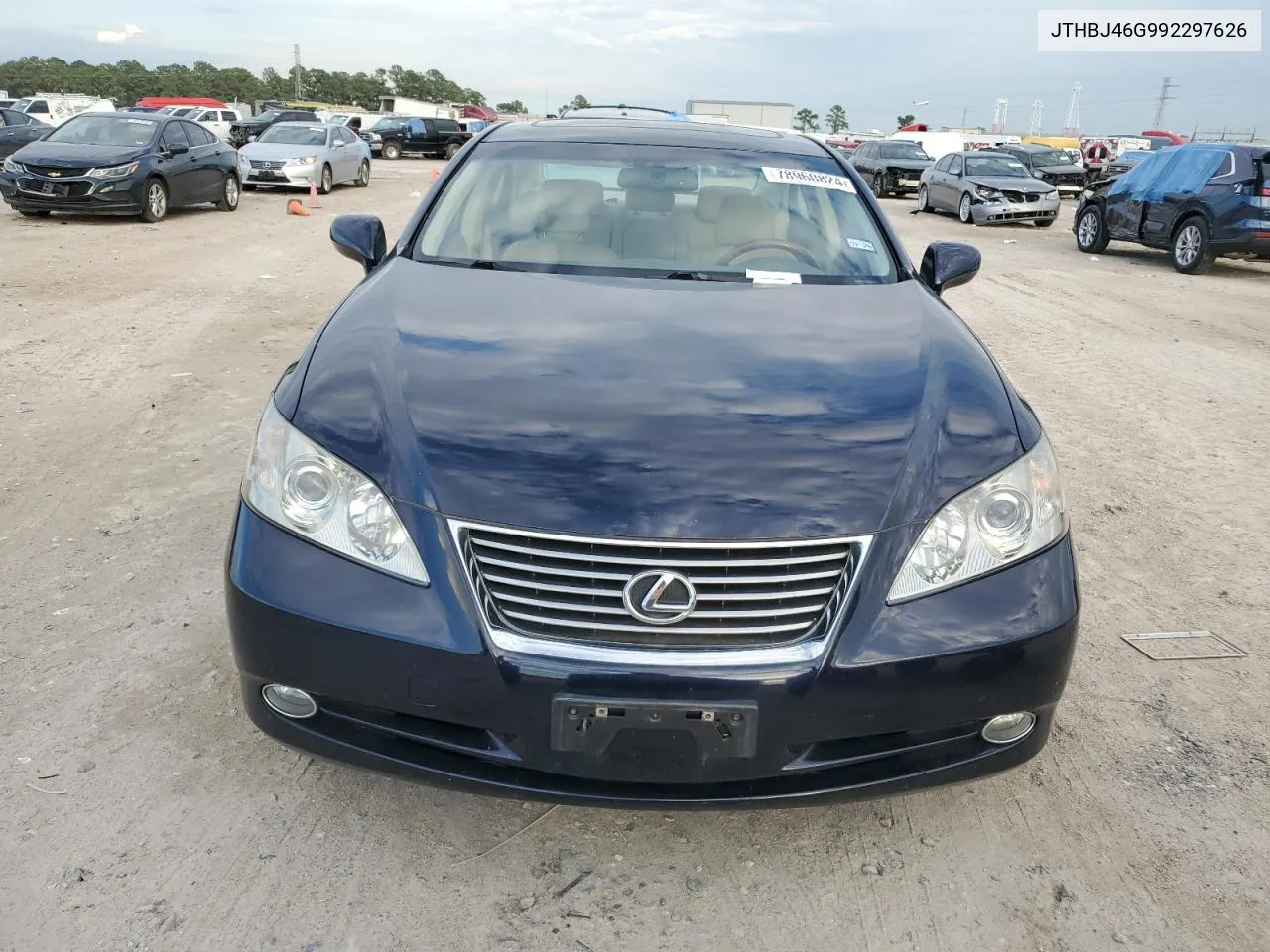 2009 Lexus Es 350 VIN: JTHBJ46G992297626 Lot: 78960824