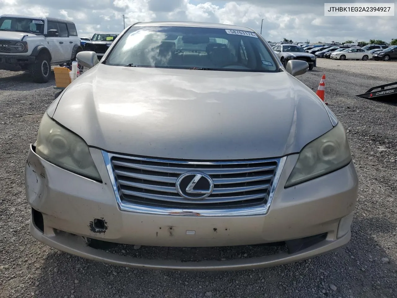 2010 Lexus Es 350 VIN: JTHBK1EG2A2394927 Lot: 58763174