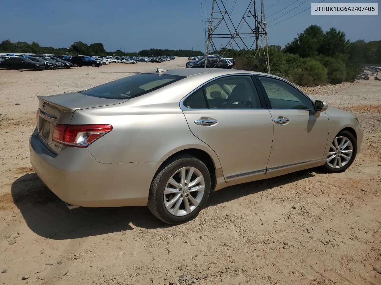 2010 Lexus Es 350 VIN: JTHBK1EG6A2407405 Lot: 68209054