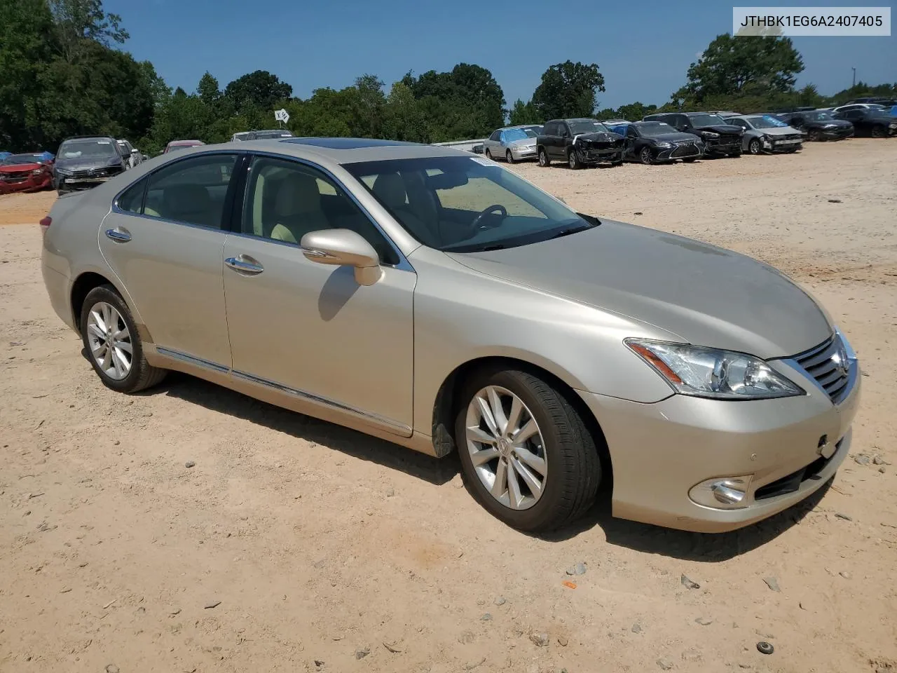 JTHBK1EG6A2407405 2010 Lexus Es 350