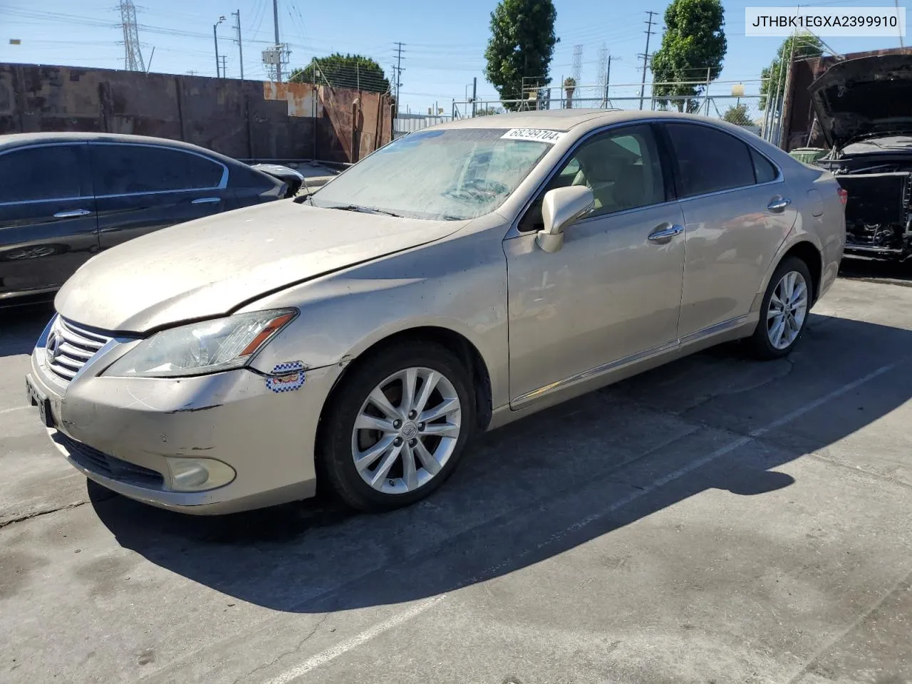 JTHBK1EGXA2399910 2010 Lexus Es 350