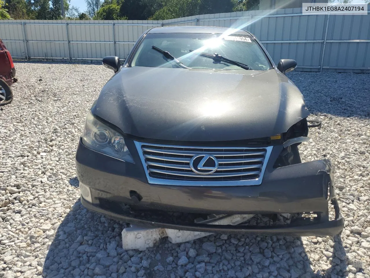 2010 Lexus Es 350 VIN: JTHBK1EG8A2407194 Lot: 69511954