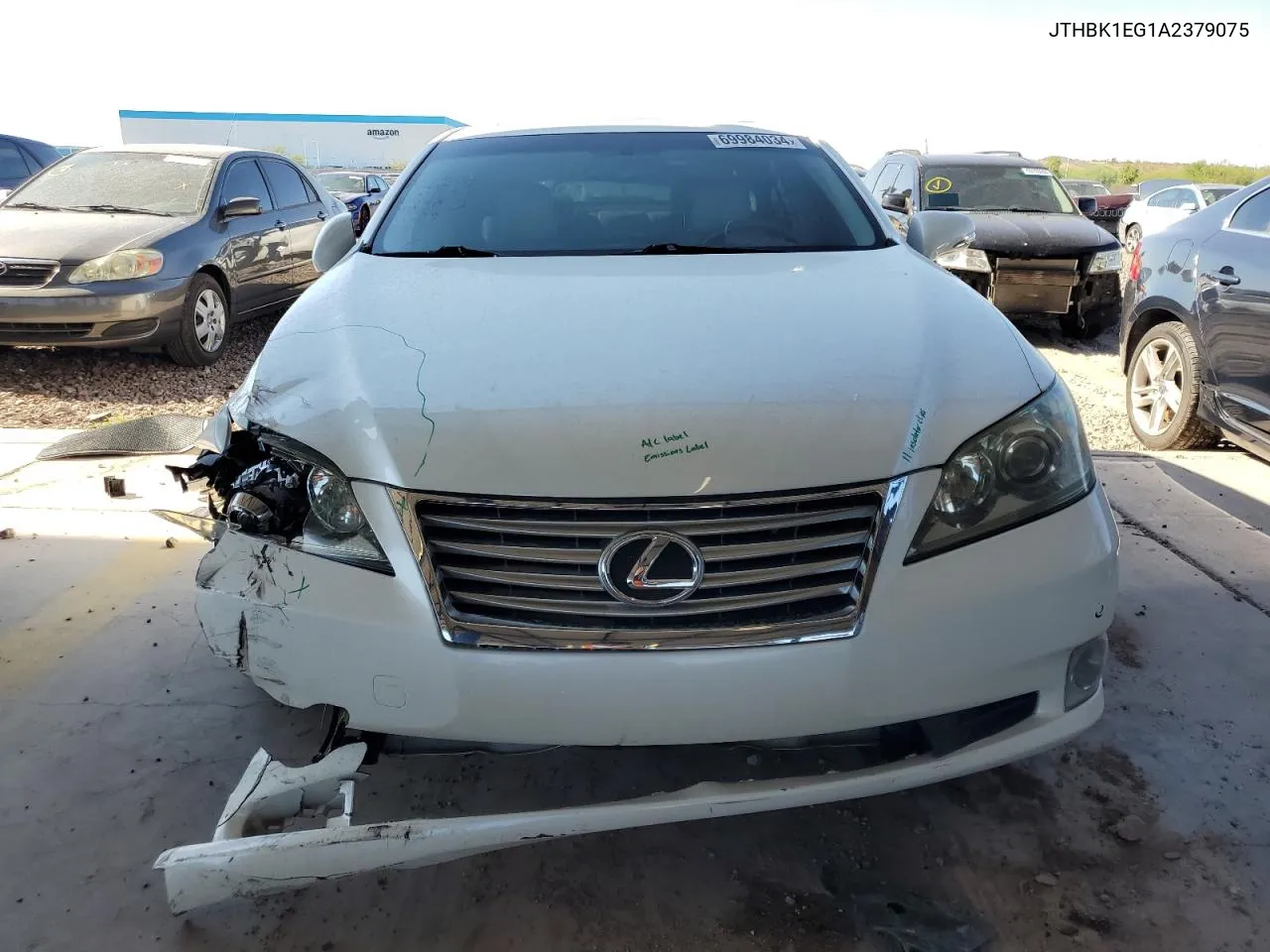 JTHBK1EG1A2379075 2010 Lexus Es 350