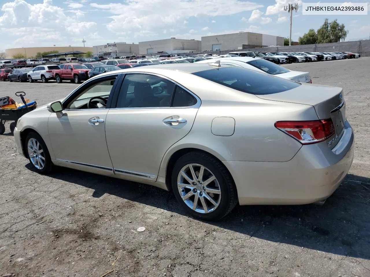 2010 Lexus Es 350 VIN: JTHBK1EG4A2393486 Lot: 70344804