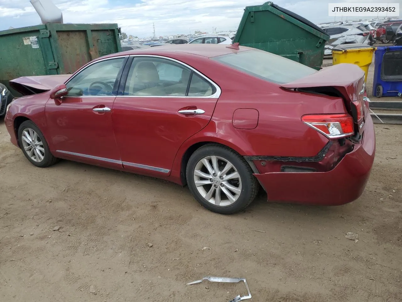 JTHBK1EG9A2393452 2010 Lexus Es 350