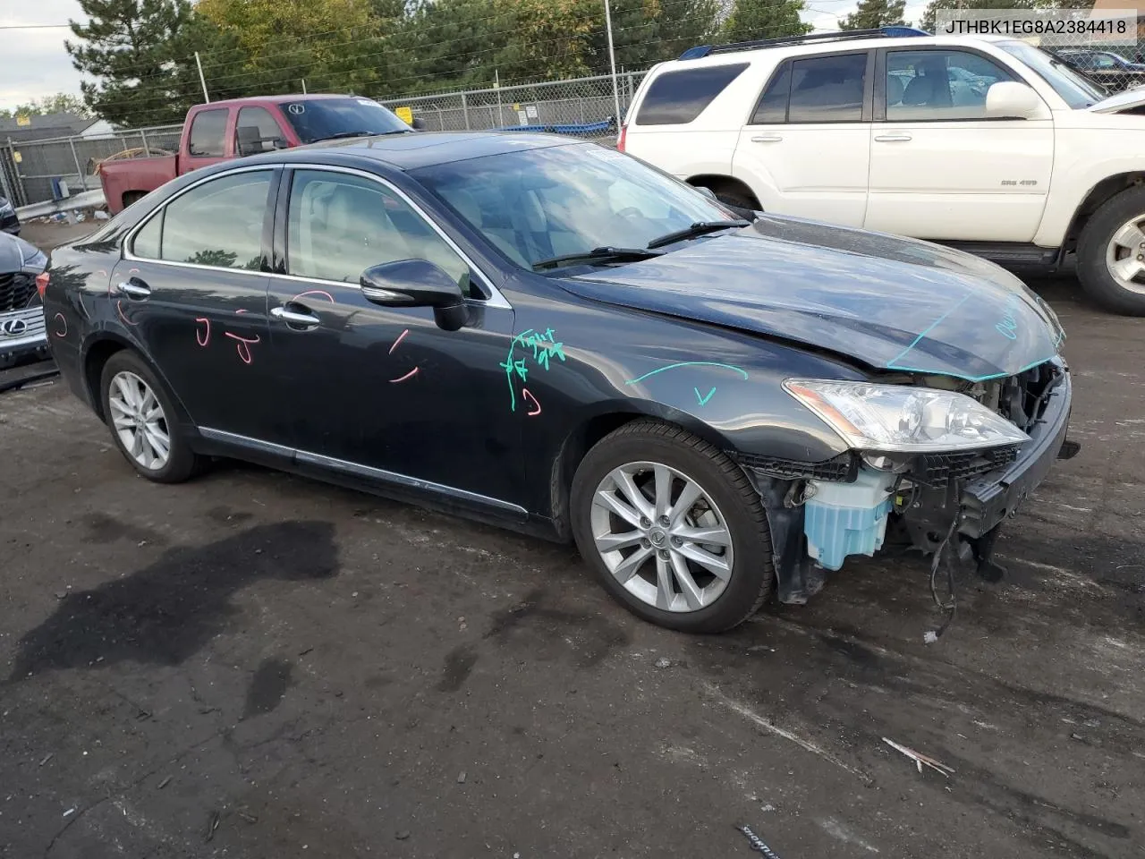 2010 Lexus Es 350 VIN: JTHBK1EG8A2384418 Lot: 71876354