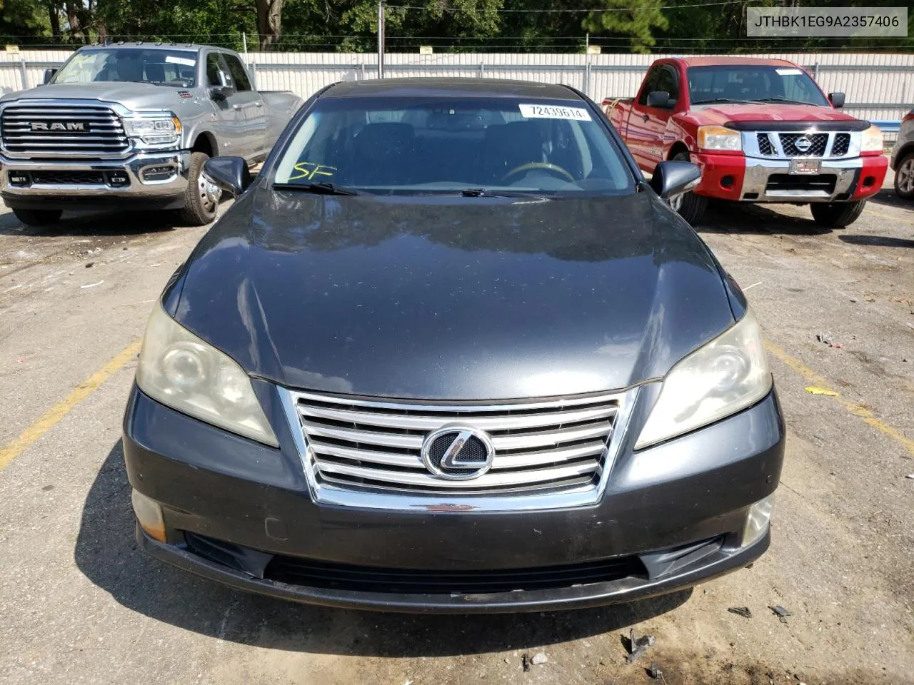 2010 Lexus Es 350 VIN: JTHBK1EG9A2357406 Lot: 72439614