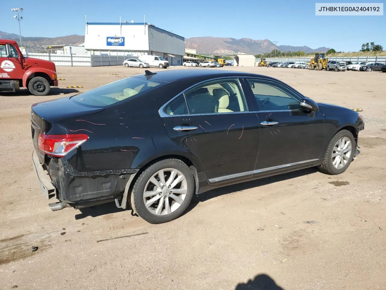 2010 Lexus Es 350 VIN: JTHBK1EG0A2404192 Lot: 72632294