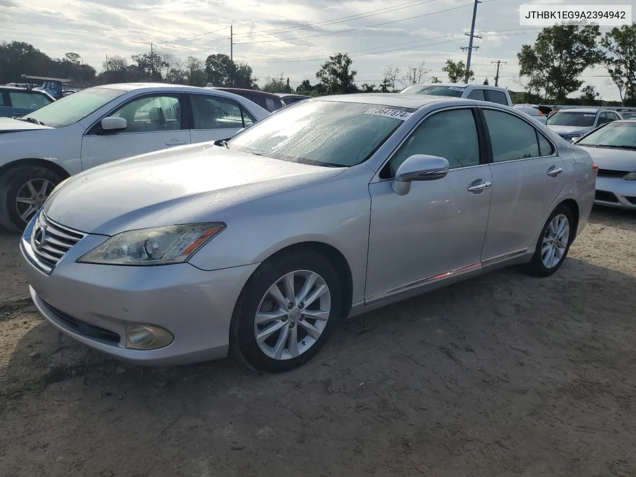 JTHBK1EG9A2394942 2010 Lexus Es 350