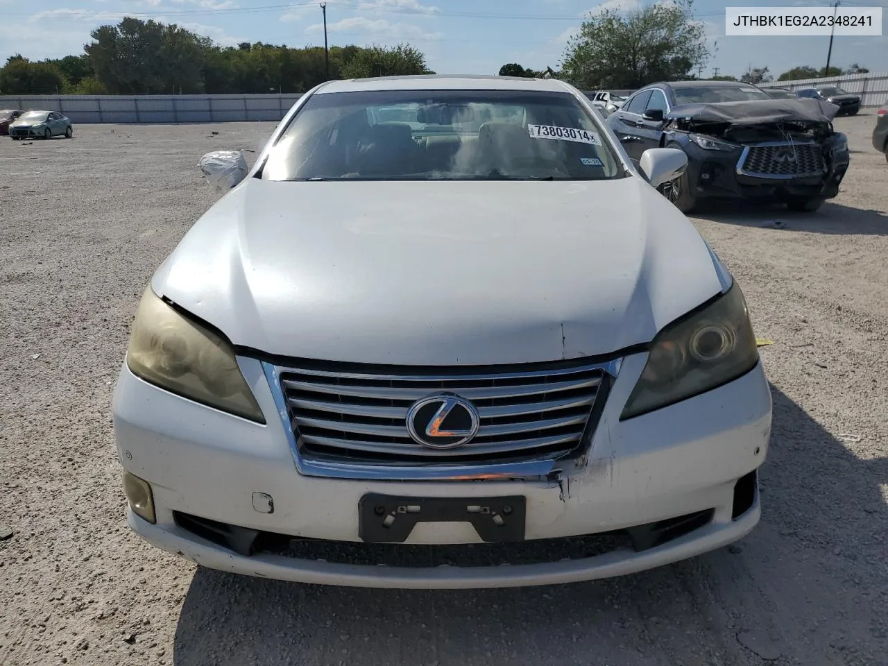 2010 Lexus Es 350 VIN: JTHBK1EG2A2348241 Lot: 73803014