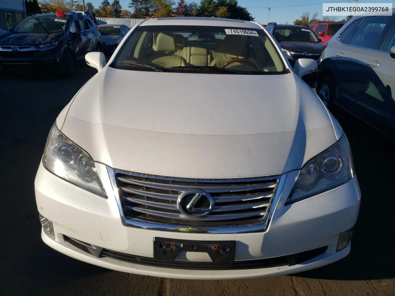 JTHBK1EG0A2399768 2010 Lexus Es 350