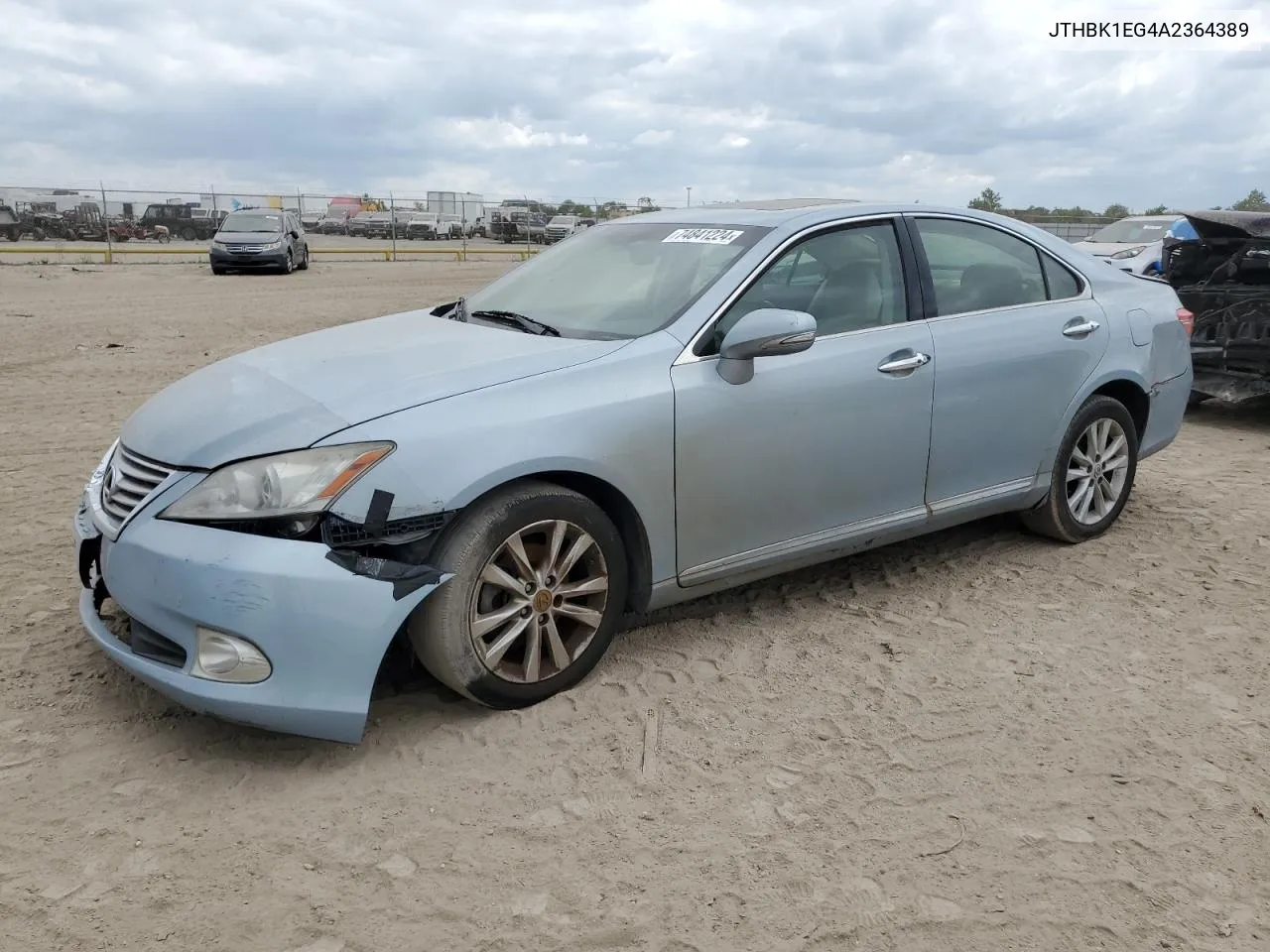 2010 Lexus Es 350 VIN: JTHBK1EG4A2364389 Lot: 74841224