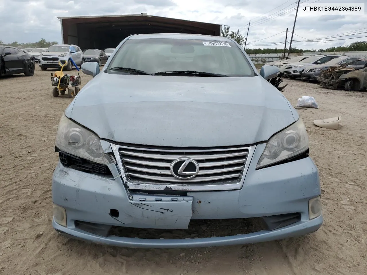 2010 Lexus Es 350 VIN: JTHBK1EG4A2364389 Lot: 74841224