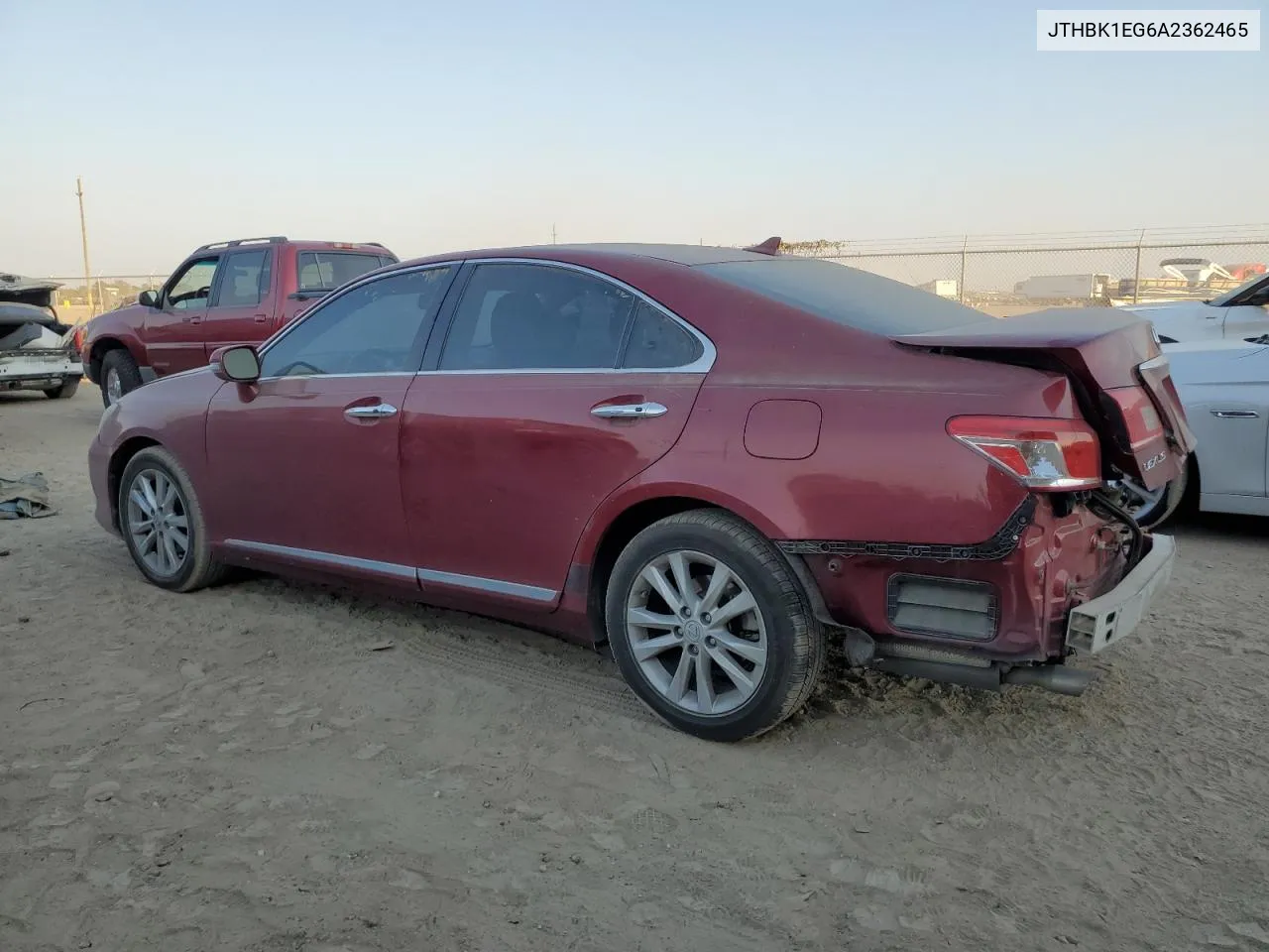 2010 Lexus Es 350 VIN: JTHBK1EG6A2362465 Lot: 75229824