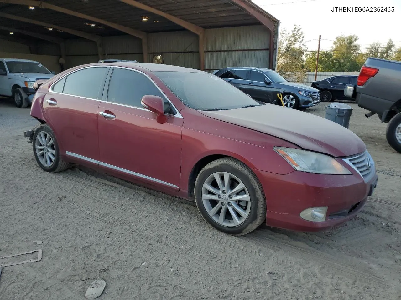 2010 Lexus Es 350 VIN: JTHBK1EG6A2362465 Lot: 75229824