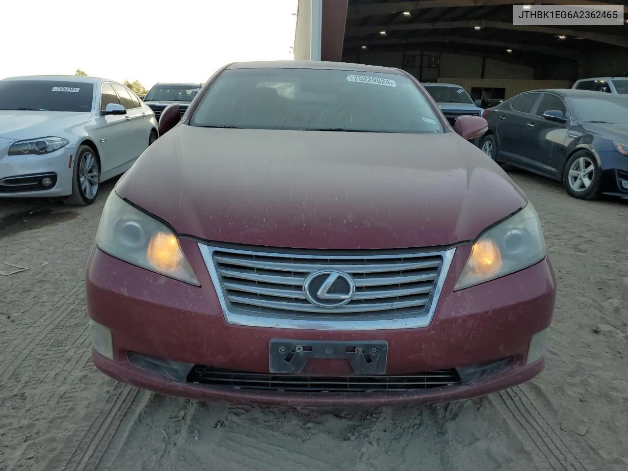 2010 Lexus Es 350 VIN: JTHBK1EG6A2362465 Lot: 75229824