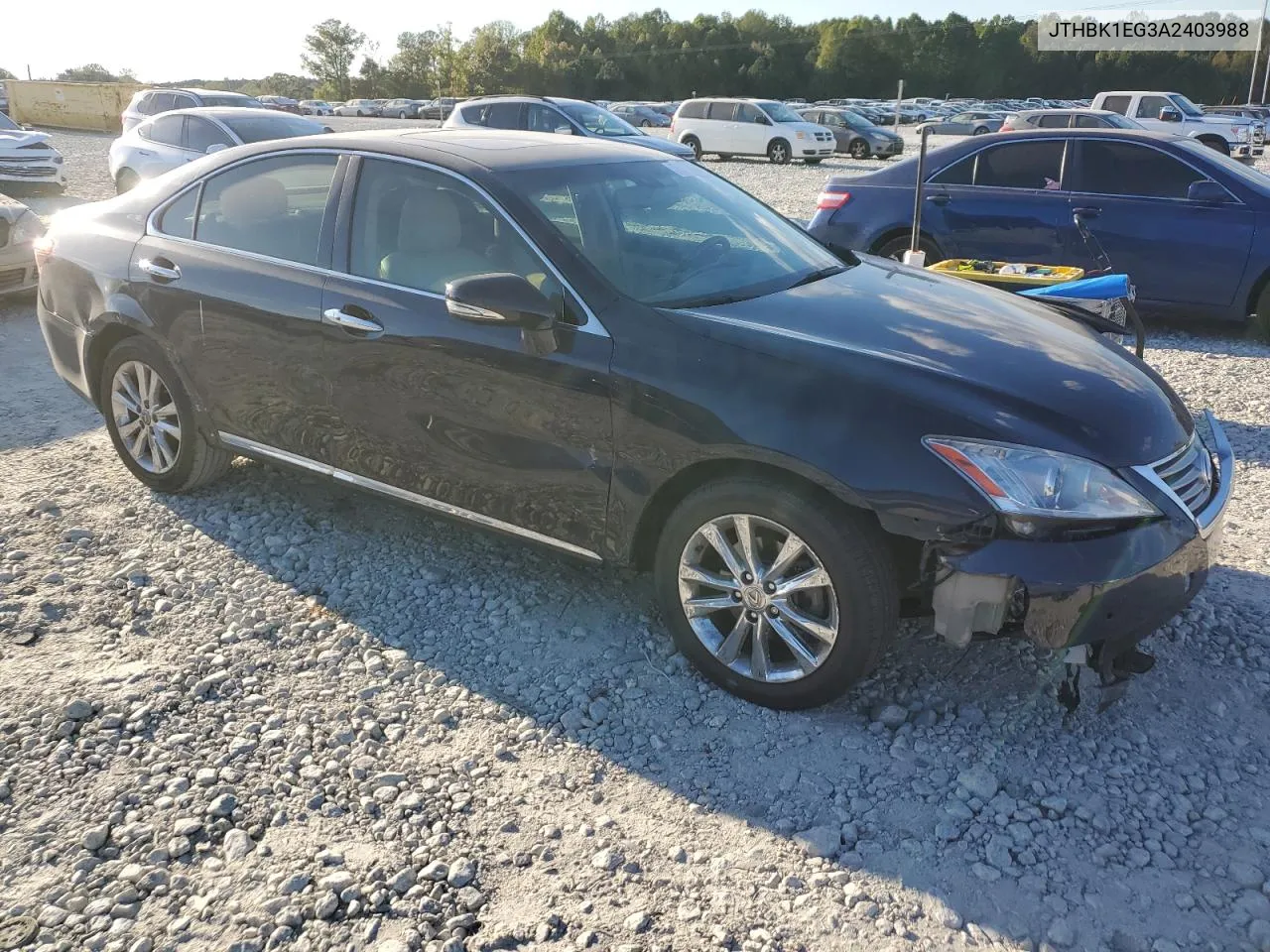 JTHBK1EG3A2403988 2010 Lexus Es 350