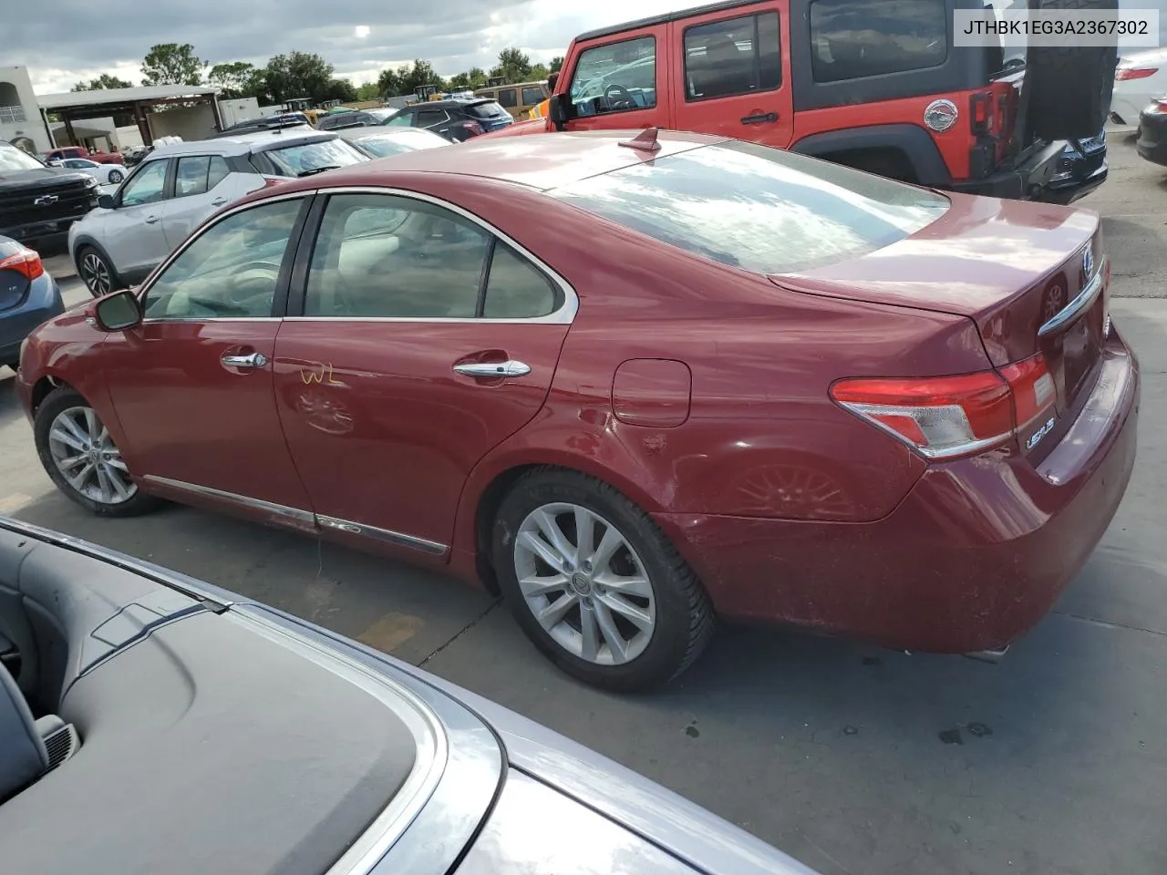 2010 Lexus Es 350 VIN: JTHBK1EG3A2367302 Lot: 75614984