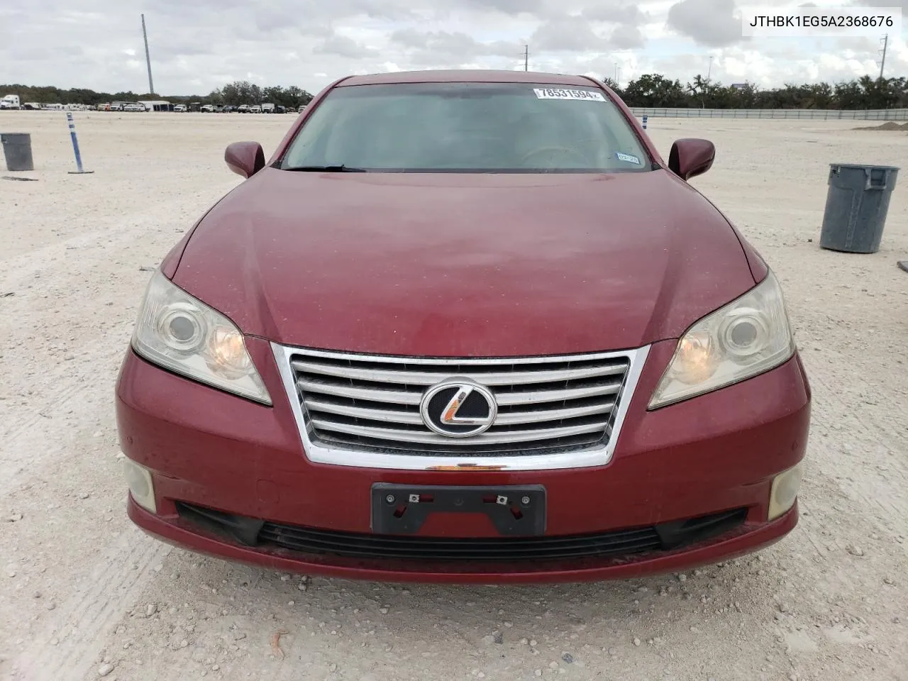 2010 Lexus Es 350 VIN: JTHBK1EG5A2368676 Lot: 78531594