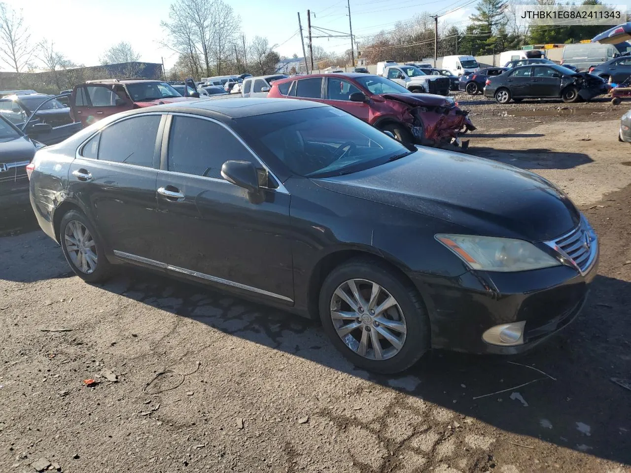 2010 Lexus Es 350 VIN: JTHBK1EG8A2411343 Lot: 80037834