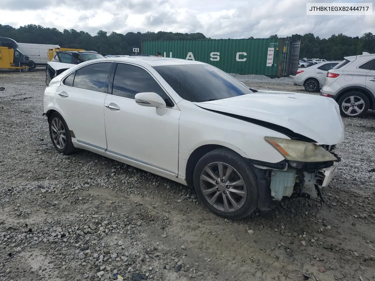 2011 Lexus Es 350 VIN: JTHBK1EGXB2444717 Lot: 65842104