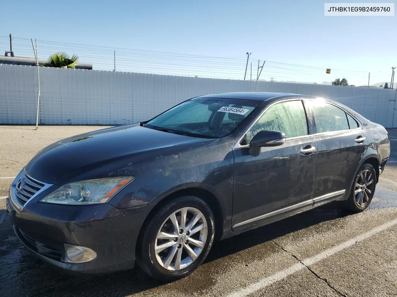 JTHBK1EG9B2459760 2011 Lexus Es 350