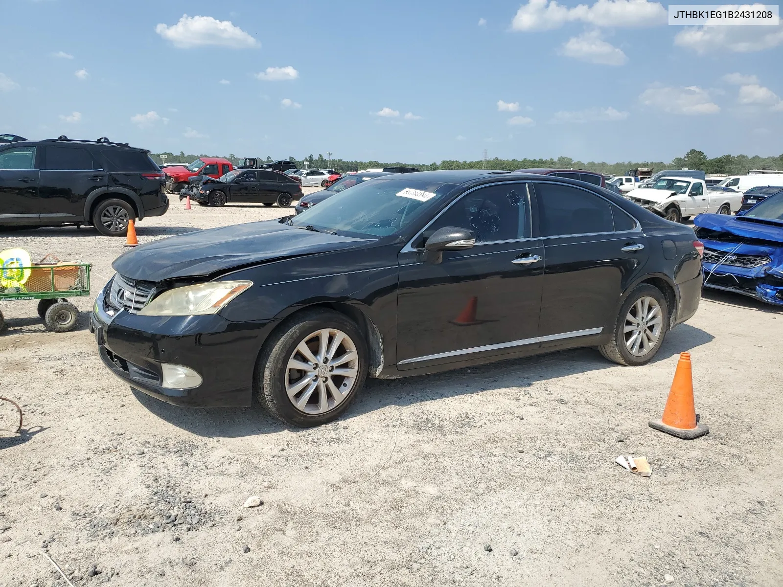 2011 Lexus Es 350 VIN: JTHBK1EG1B2431208 Lot: 66704894