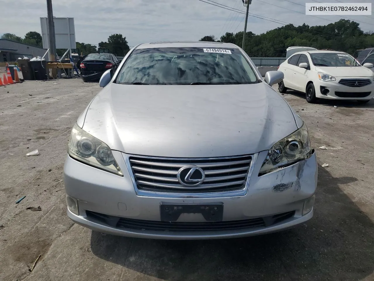 2011 Lexus Es 350 VIN: JTHBK1EG7B2462494 Lot: 67494914