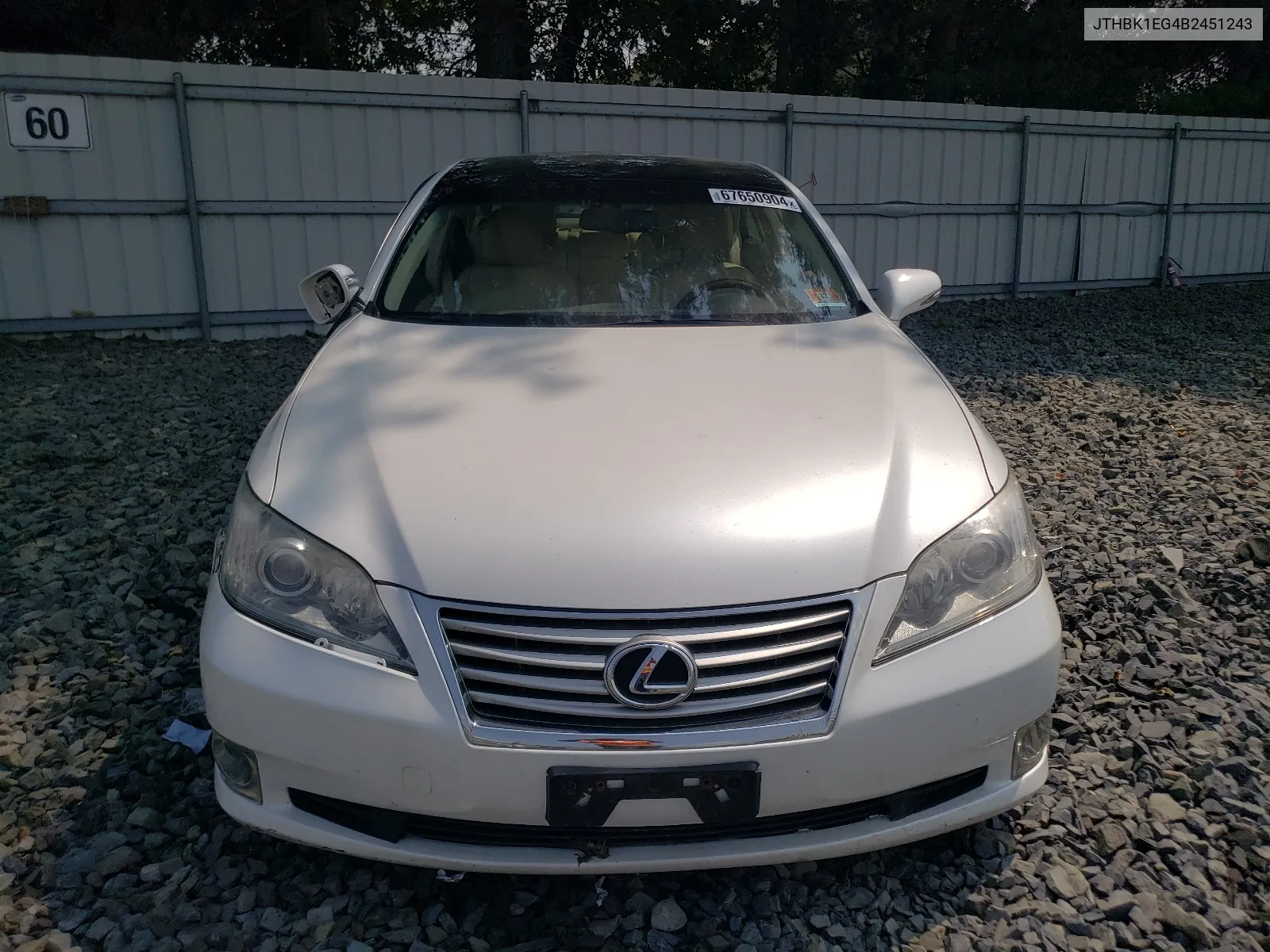 JTHBK1EG4B2451243 2011 Lexus Es 350