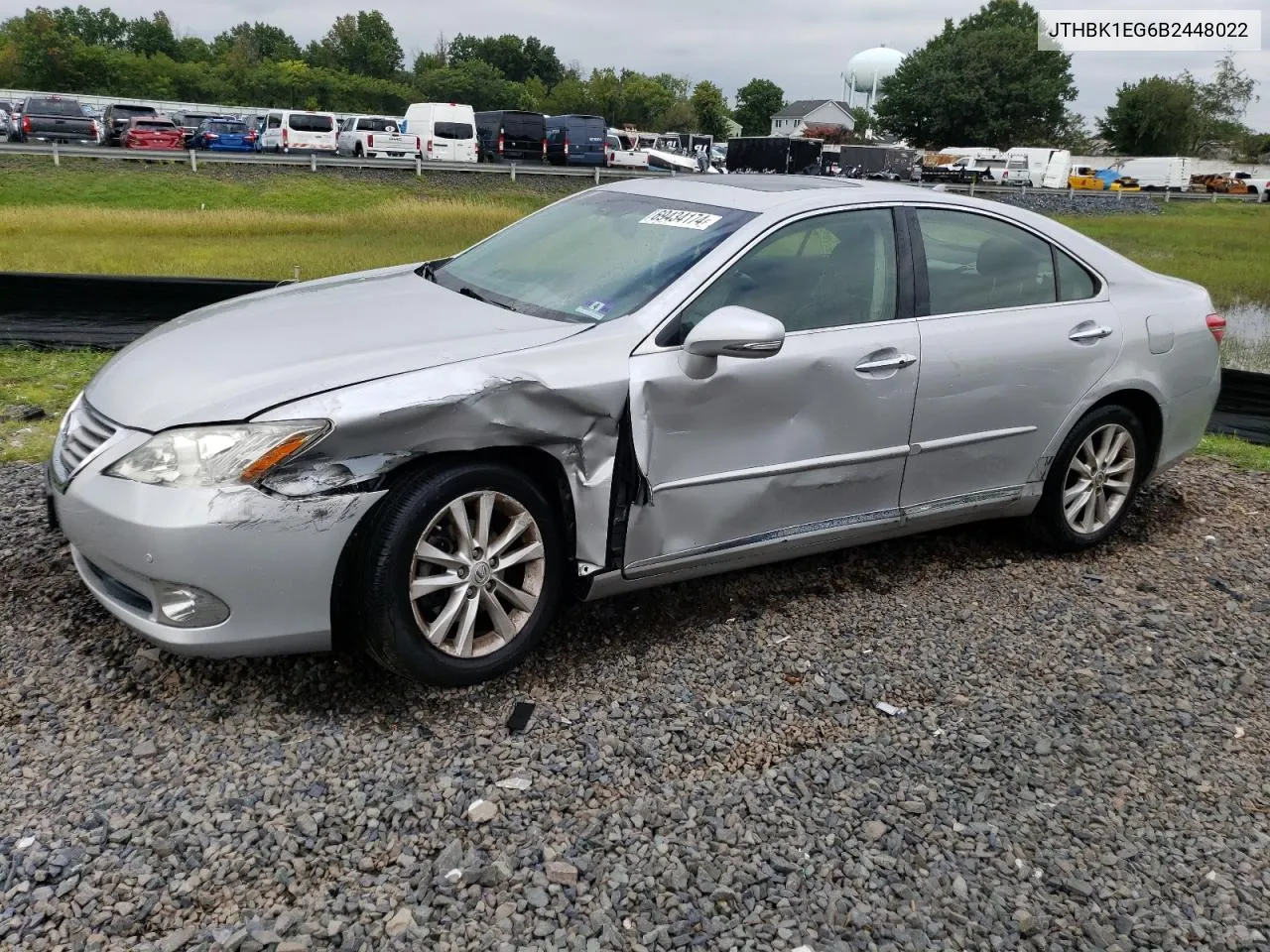 JTHBK1EG6B2448022 2011 Lexus Es 350