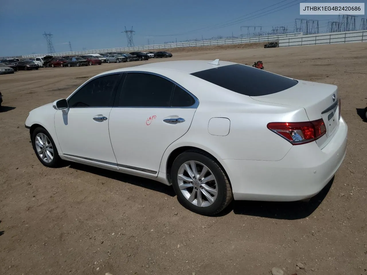 JTHBK1EG4B2420686 2011 Lexus Es 350