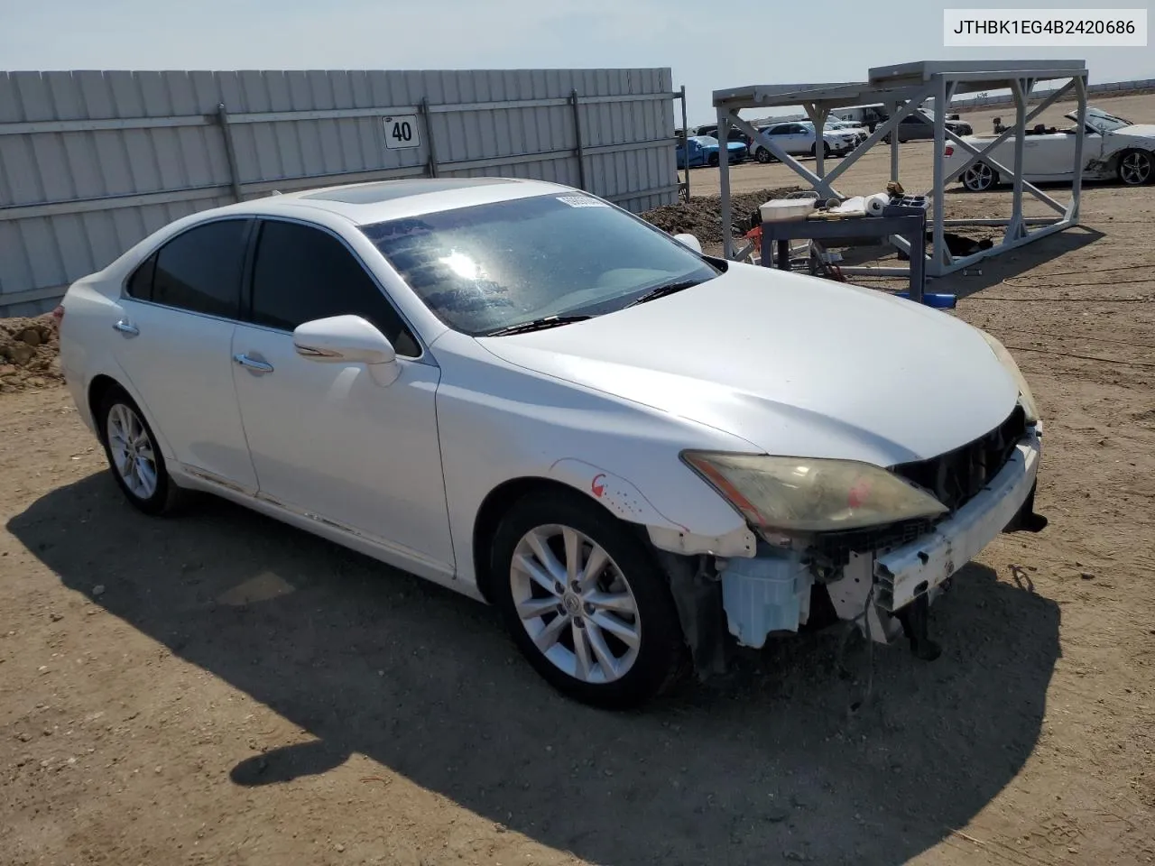 JTHBK1EG4B2420686 2011 Lexus Es 350