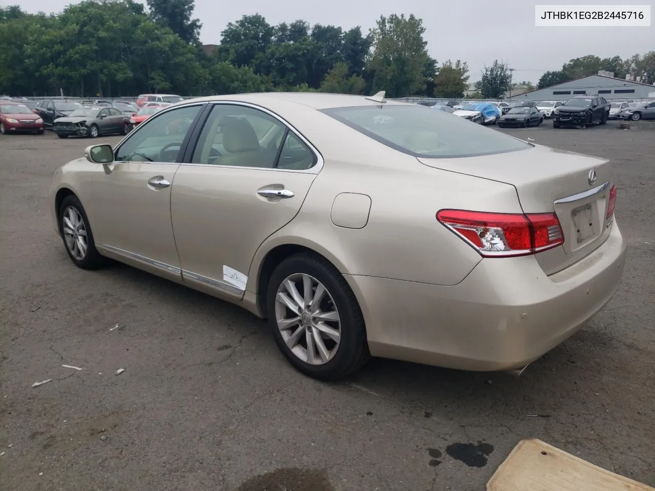 2011 Lexus Es 350 VIN: JTHBK1EG2B2445716 Lot: 70333324