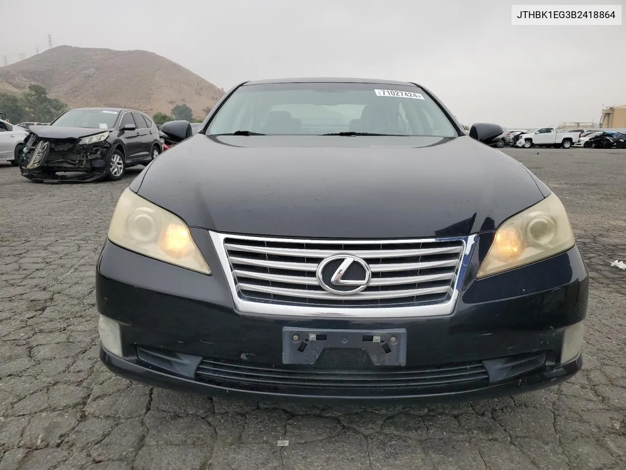 2011 Lexus Es 350 VIN: JTHBK1EG3B2418864 Lot: 71027424