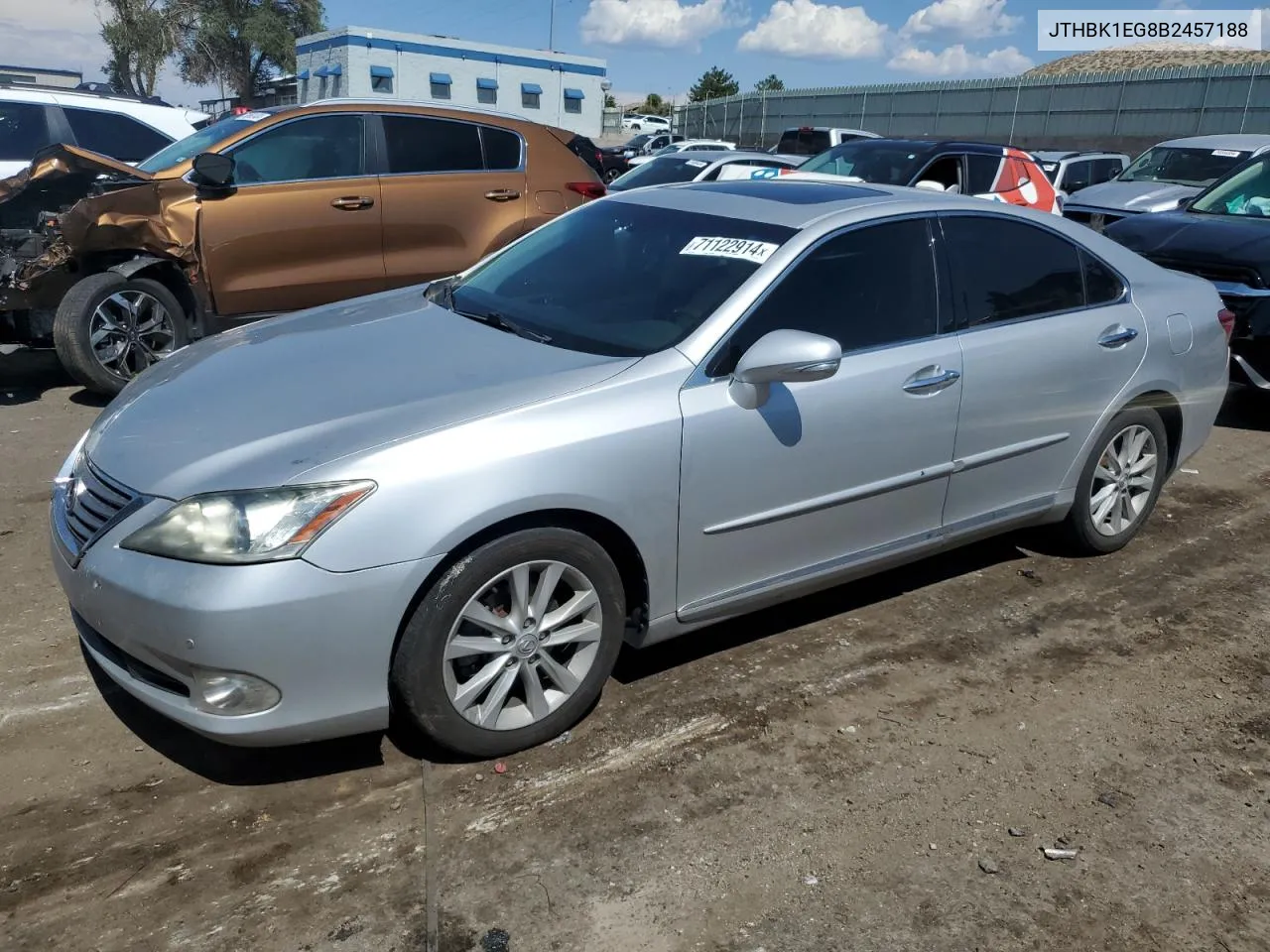 2011 Lexus Es 350 VIN: JTHBK1EG8B2457188 Lot: 71122914