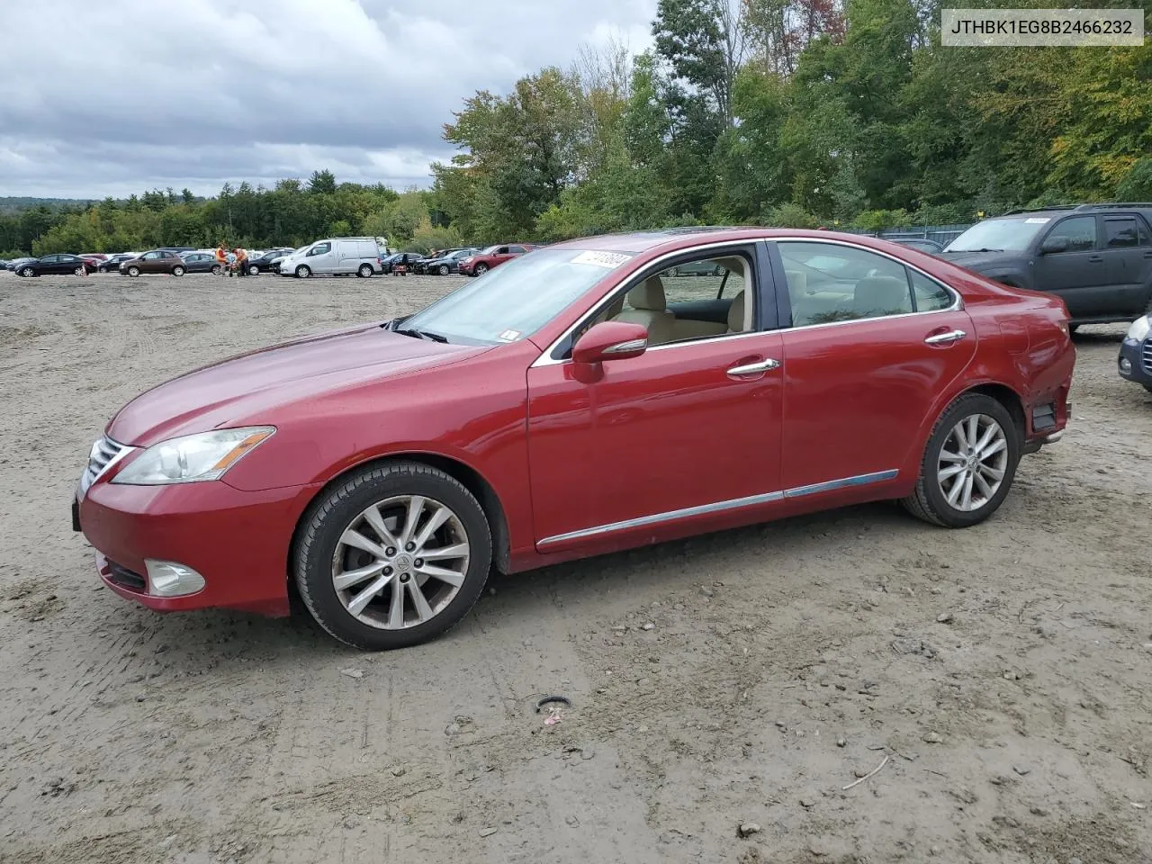 2011 Lexus Es 350 VIN: JTHBK1EG8B2466232 Lot: 72413604