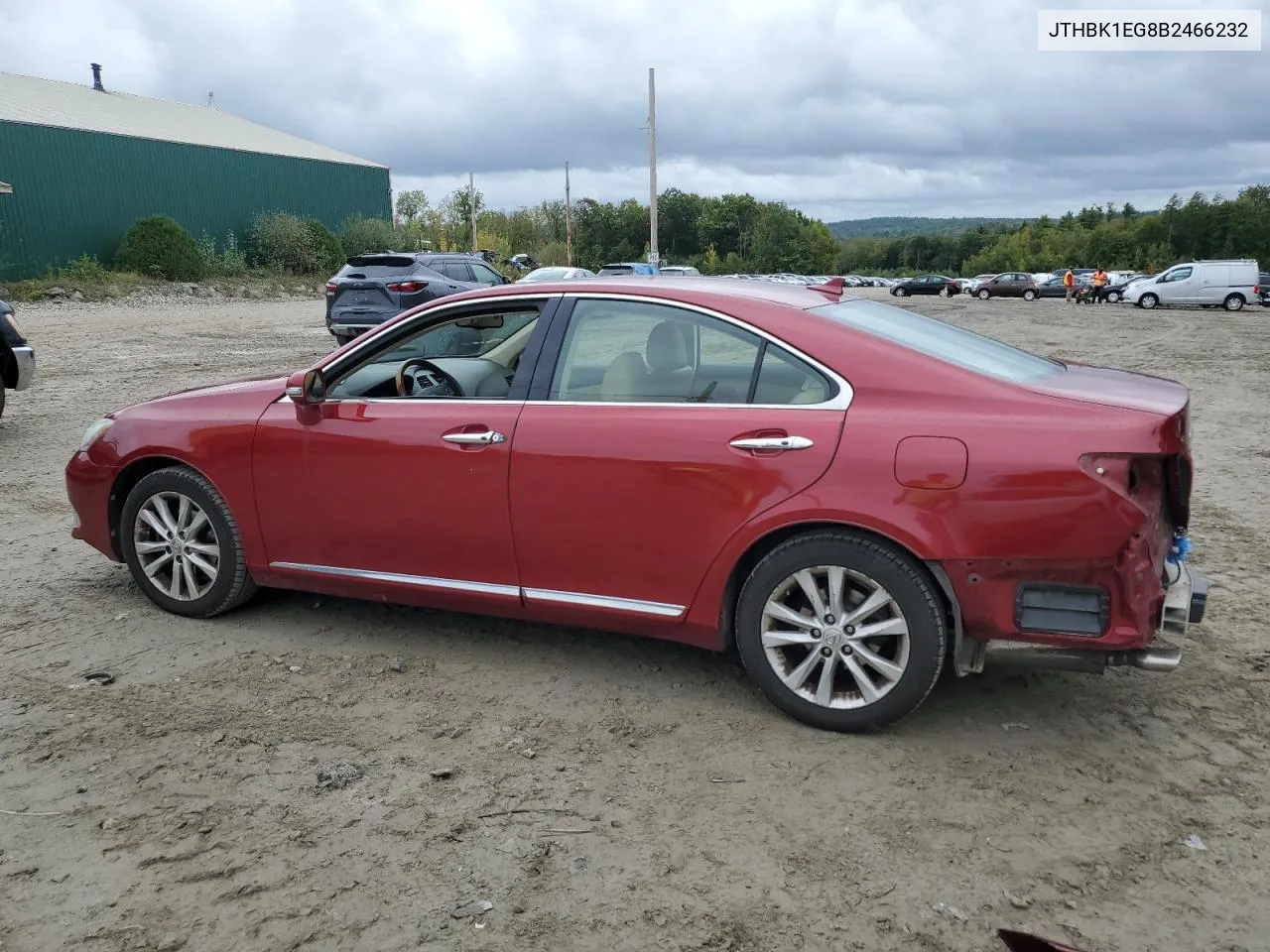 JTHBK1EG8B2466232 2011 Lexus Es 350