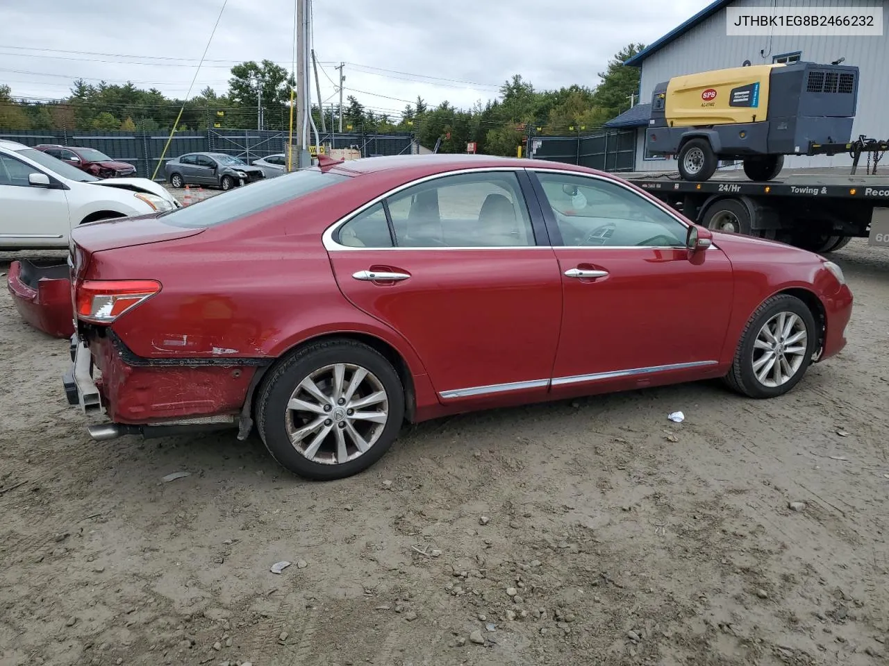 2011 Lexus Es 350 VIN: JTHBK1EG8B2466232 Lot: 72413604