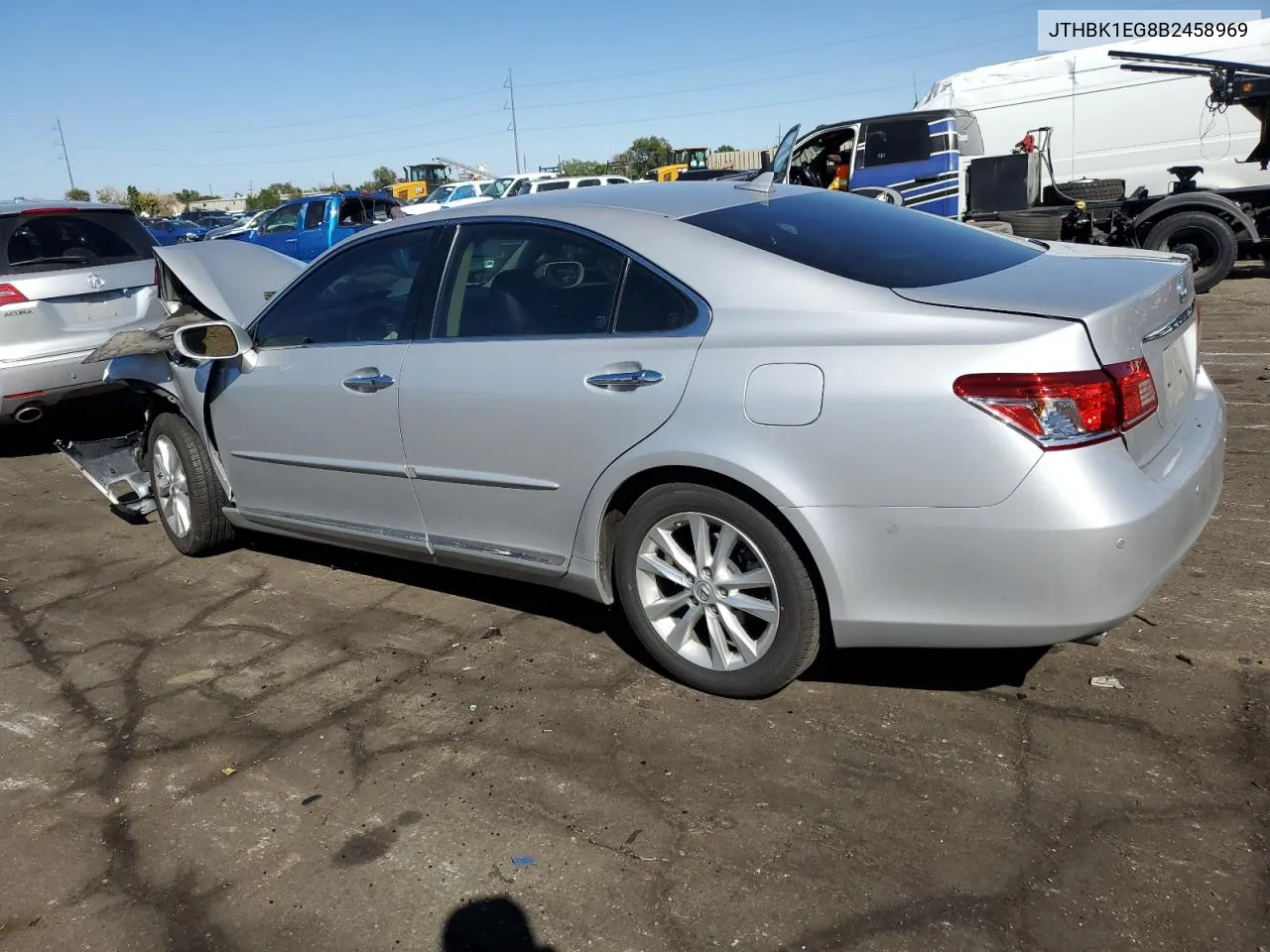 2011 Lexus Es 350 VIN: JTHBK1EG8B2458969 Lot: 72468114