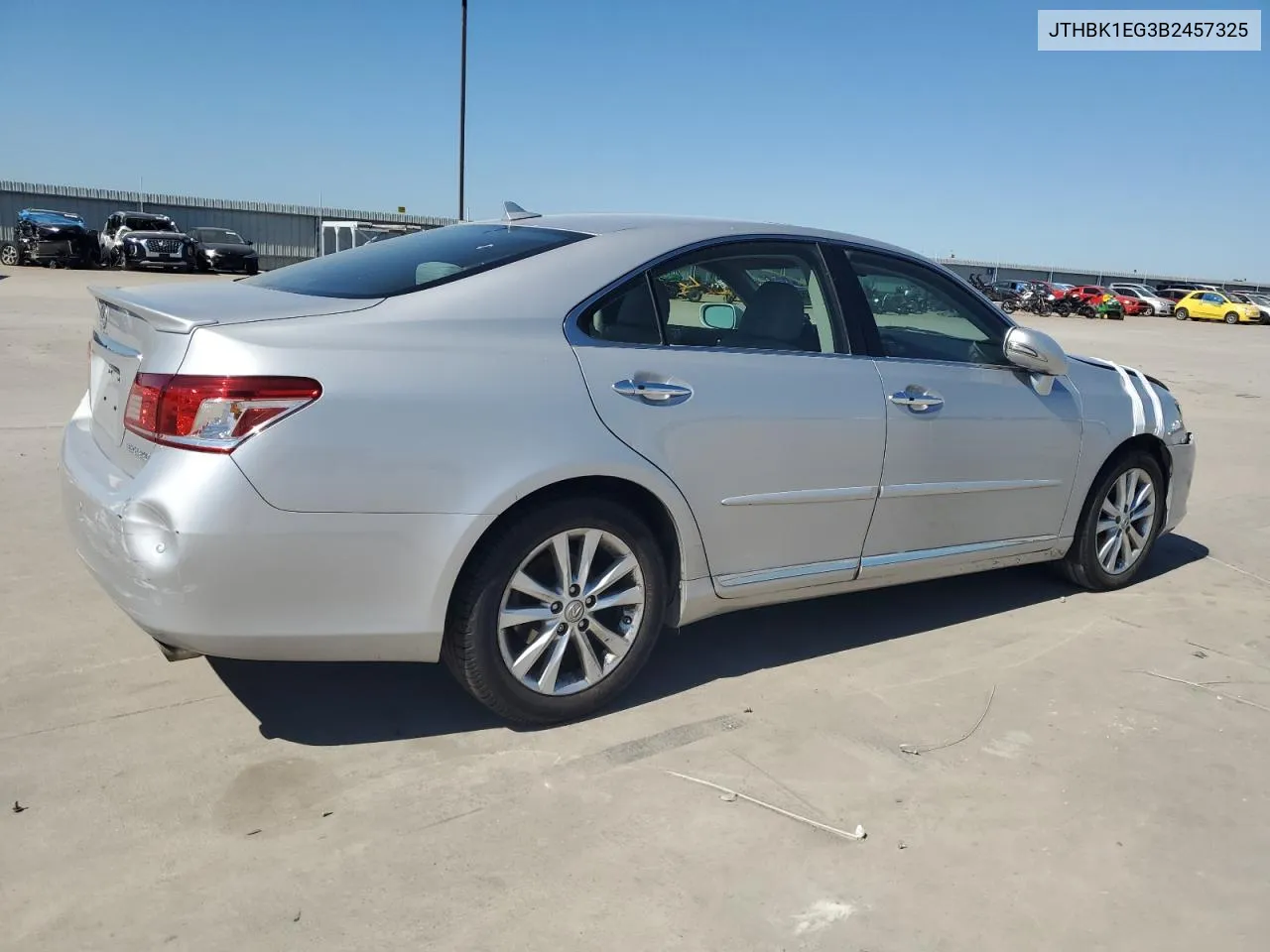 2011 Lexus Es 350 VIN: JTHBK1EG3B2457325 Lot: 72653884