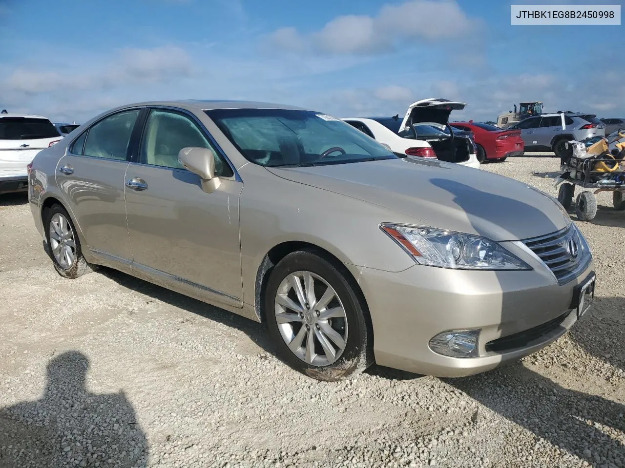 2011 Lexus Es 350 VIN: JTHBK1EG8B2450998 Lot: 74261304