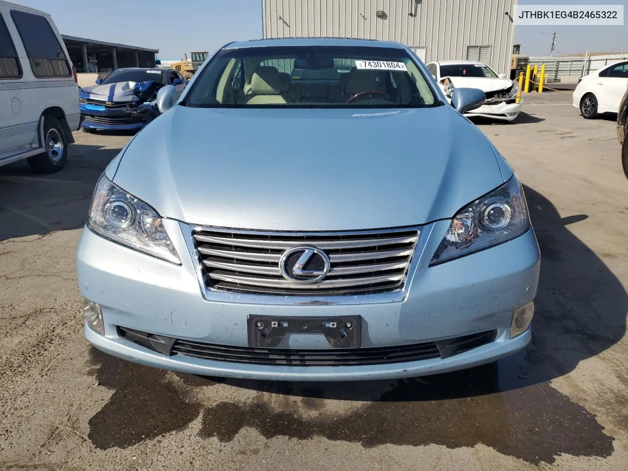 JTHBK1EG4B2465322 2011 Lexus Es 350