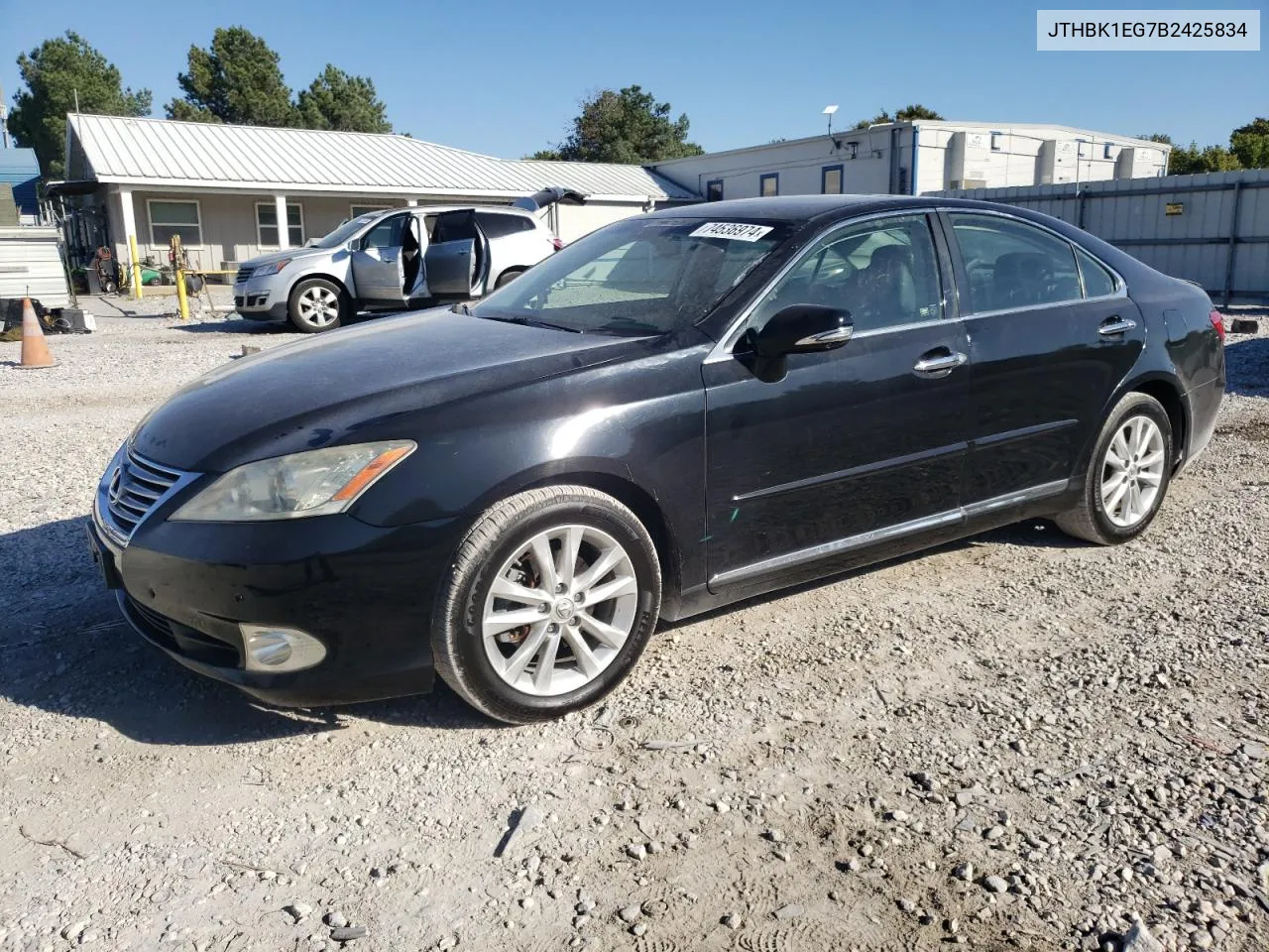 2011 Lexus Es 350 VIN: JTHBK1EG7B2425834 Lot: 74536974