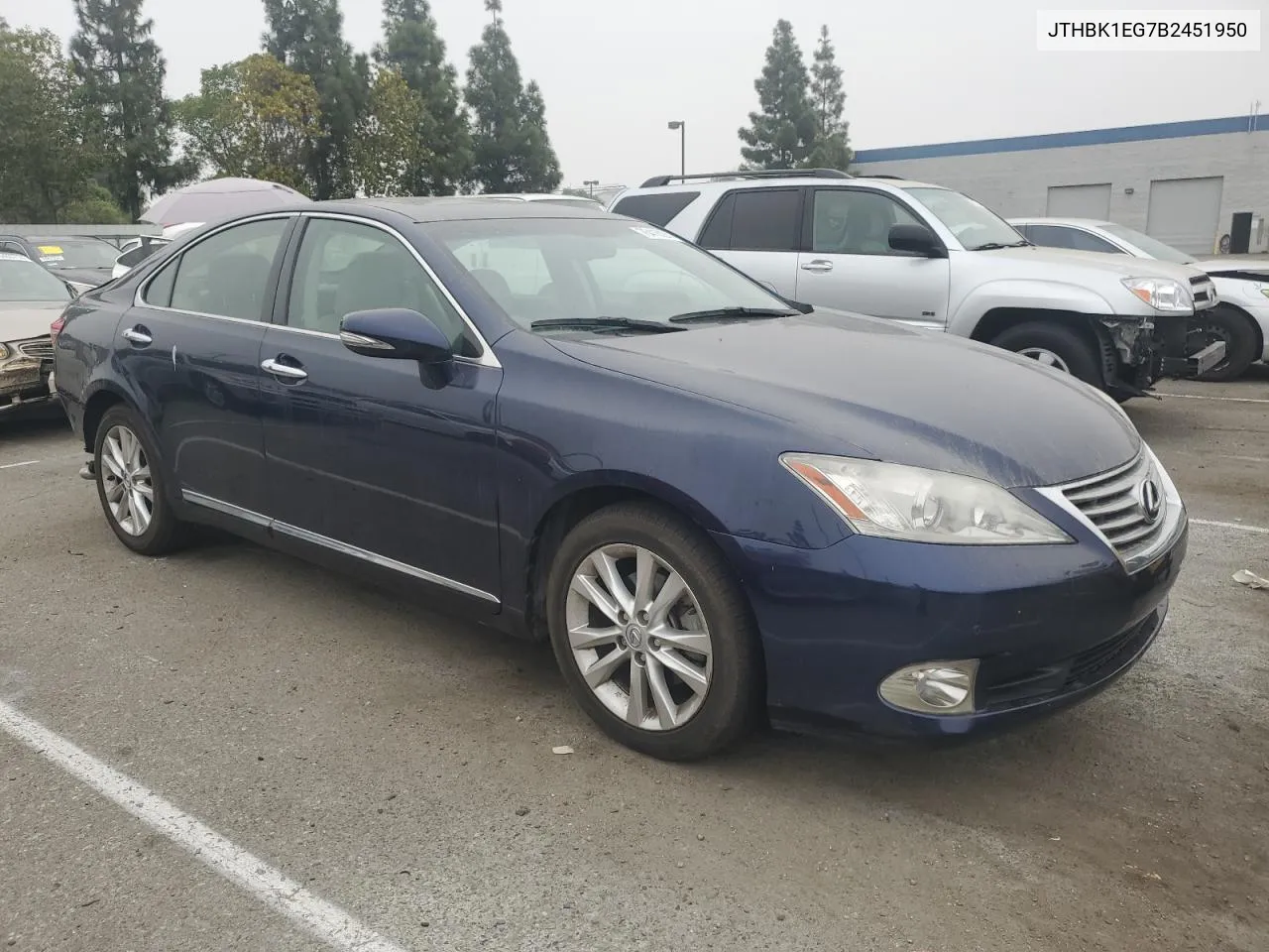 2011 Lexus Es 350 VIN: JTHBK1EG7B2451950 Lot: 76418224