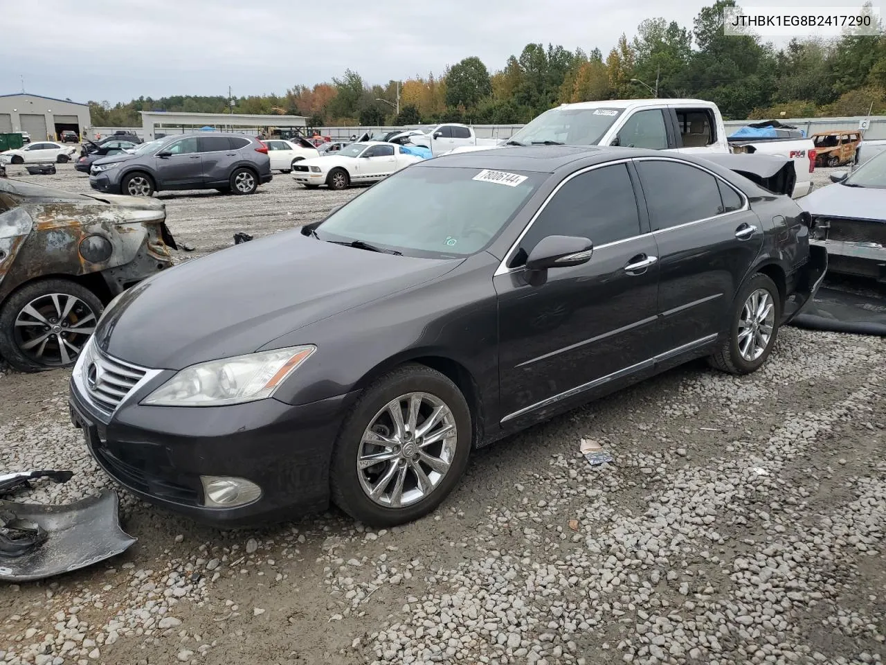 2011 Lexus Es 350 VIN: JTHBK1EG8B2417290 Lot: 78006144