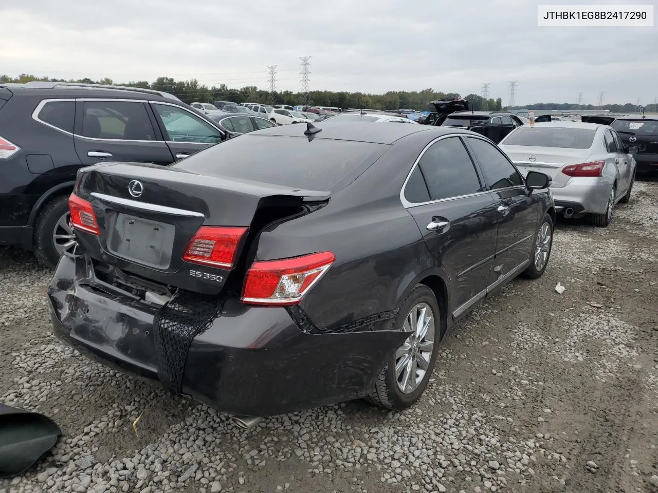 2011 Lexus Es 350 VIN: JTHBK1EG8B2417290 Lot: 78006144