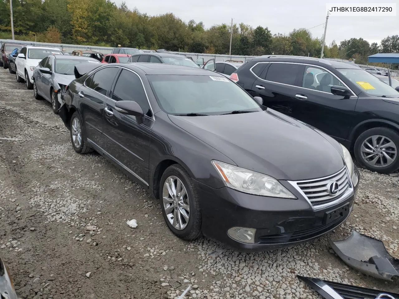 2011 Lexus Es 350 VIN: JTHBK1EG8B2417290 Lot: 78006144