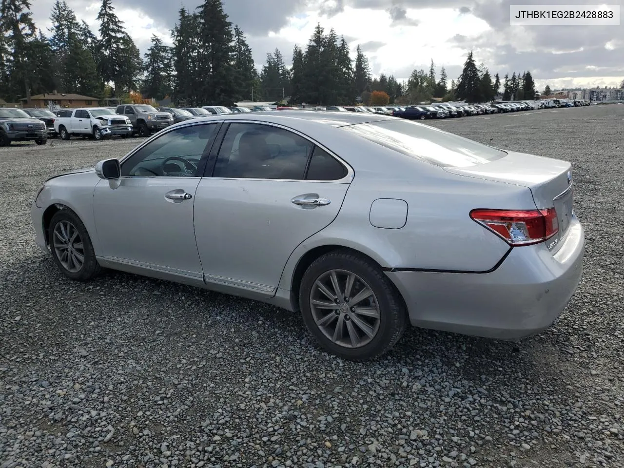 2011 Lexus Es 350 VIN: JTHBK1EG2B2428883 Lot: 78486244