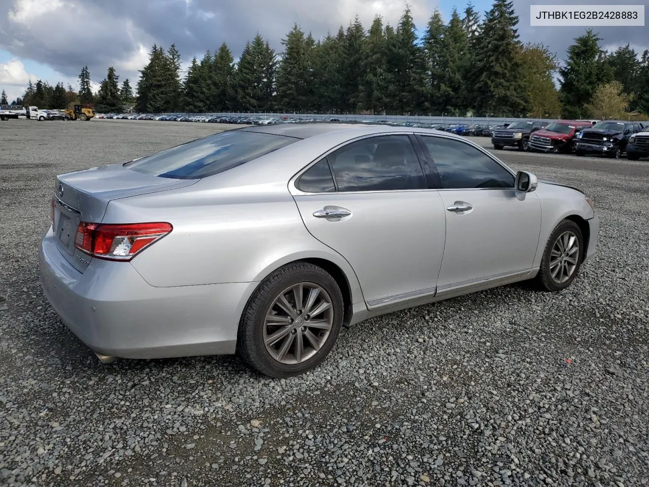 2011 Lexus Es 350 VIN: JTHBK1EG2B2428883 Lot: 78486244